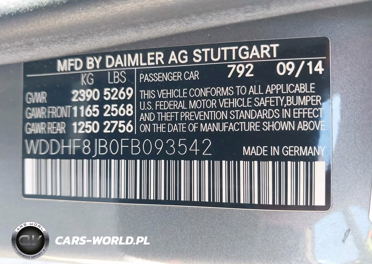 2015 Mercedes-Benz E 350 4Matic VIN:WDDHF8JB0FB093542 - 9
