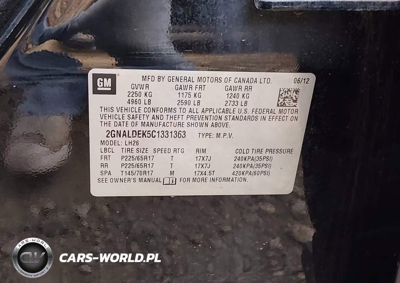 2012 Chevrolet Equinox 1Lt VIN:2GNALDEK5C1331363 - 9