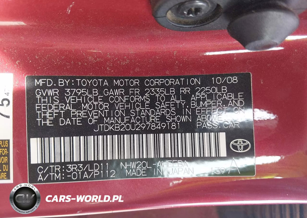 2009 Toyota Prius VIN:JTDKB20U297849181 - 9