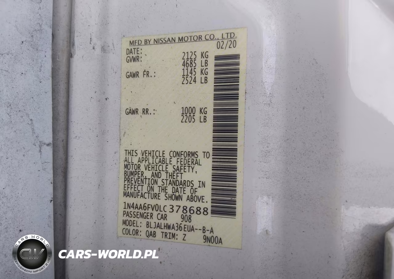 2020 Nissan Maxima Platinum Xtronic Cvt VIN:1N4AA6FV0LC378688 - 9
