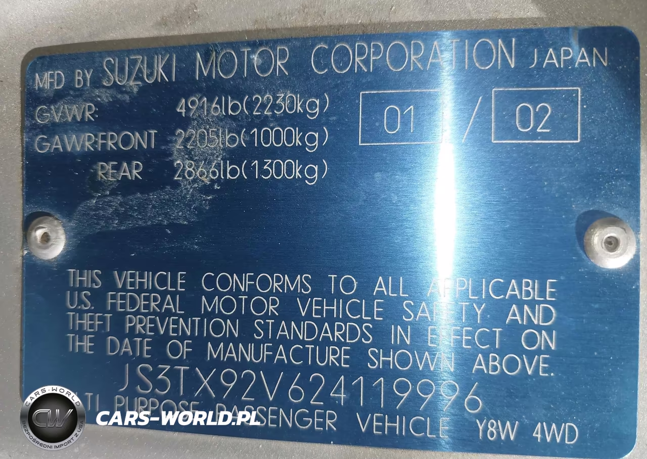 2002 Suzuki Xl-7 Limited-Plus-Standard-Touring VIN:JS3TX92V624119996 - 9