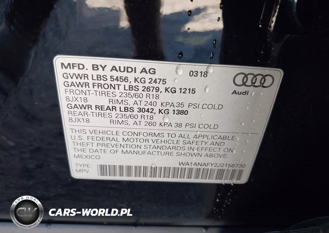 2018 Audi Q5 2.0T Premium-2.0T Tech Premium VIN:WA1ANAFY2J2156730 - 9