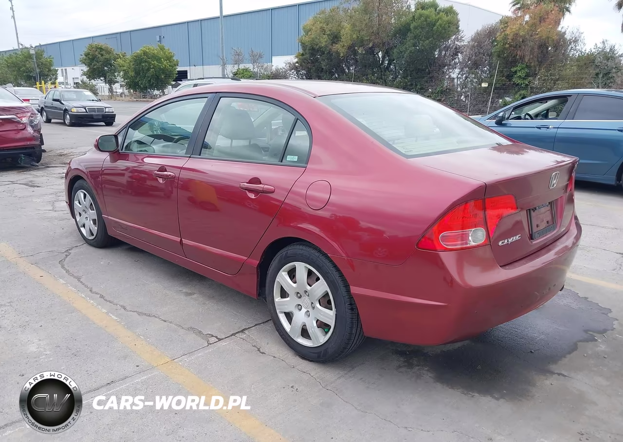 2007 Honda Civic Lx VIN:1HGFA16567L066952 - 3