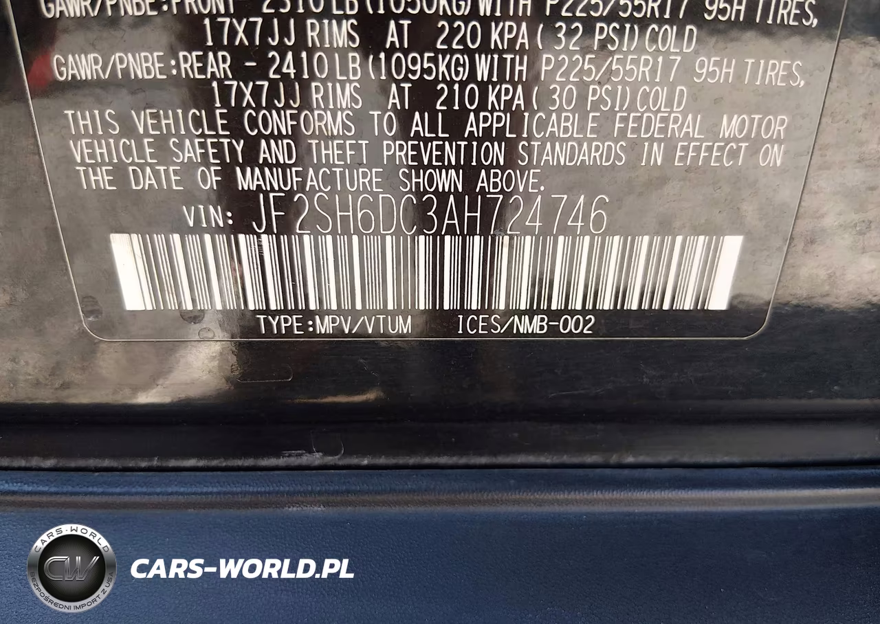 2010 Subaru Forester 2.5X Limited VIN:JF2SH6DC3AH724746 - 9