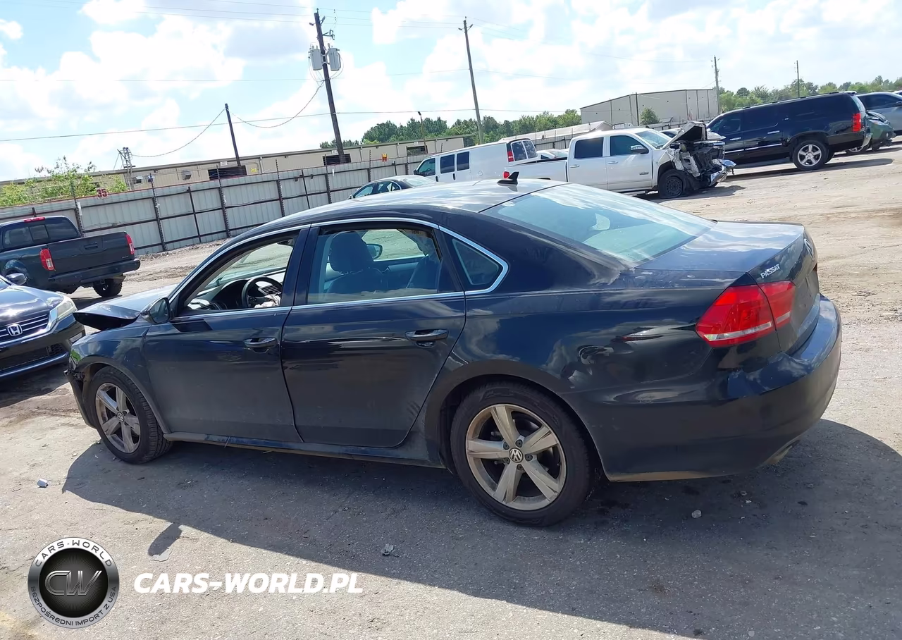 2012 Volkswagen Passat 2.5L Se VIN:1VWBP7A30CC028225 - 14