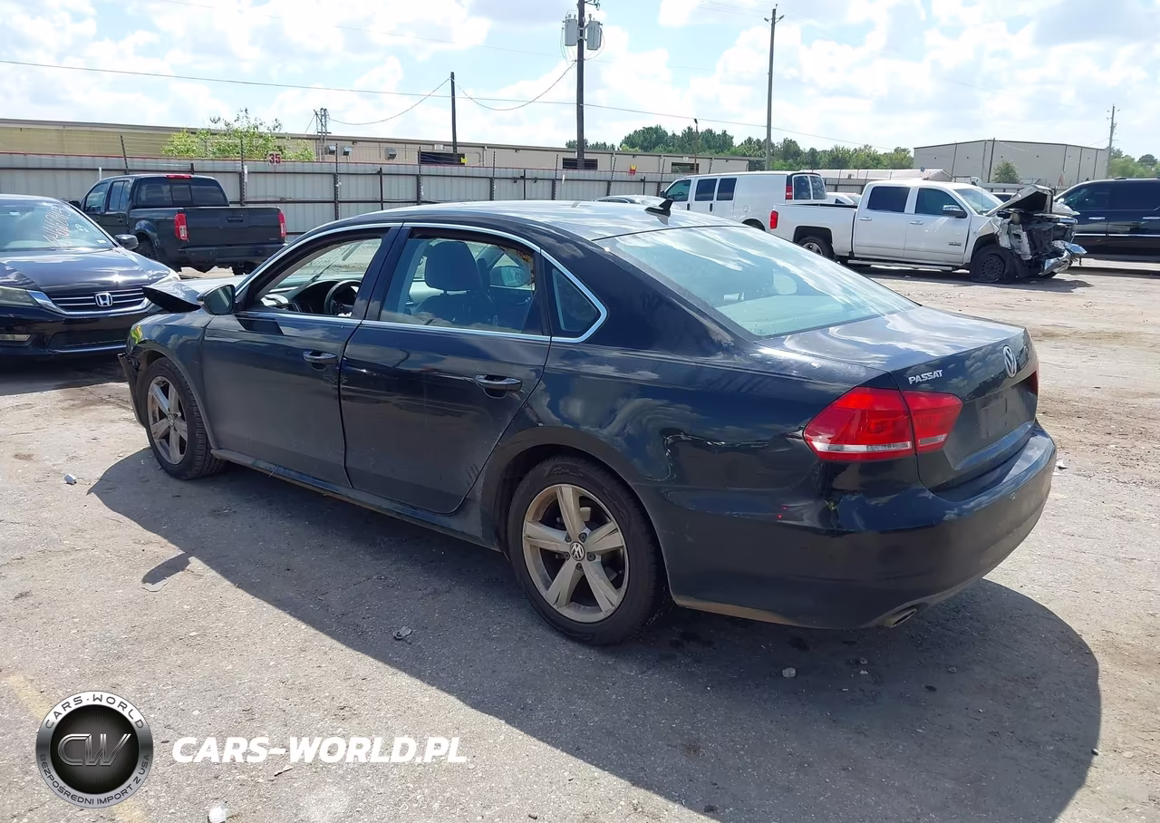 2012 Volkswagen Passat 2.5L Se VIN:1VWBP7A30CC028225 - 3
