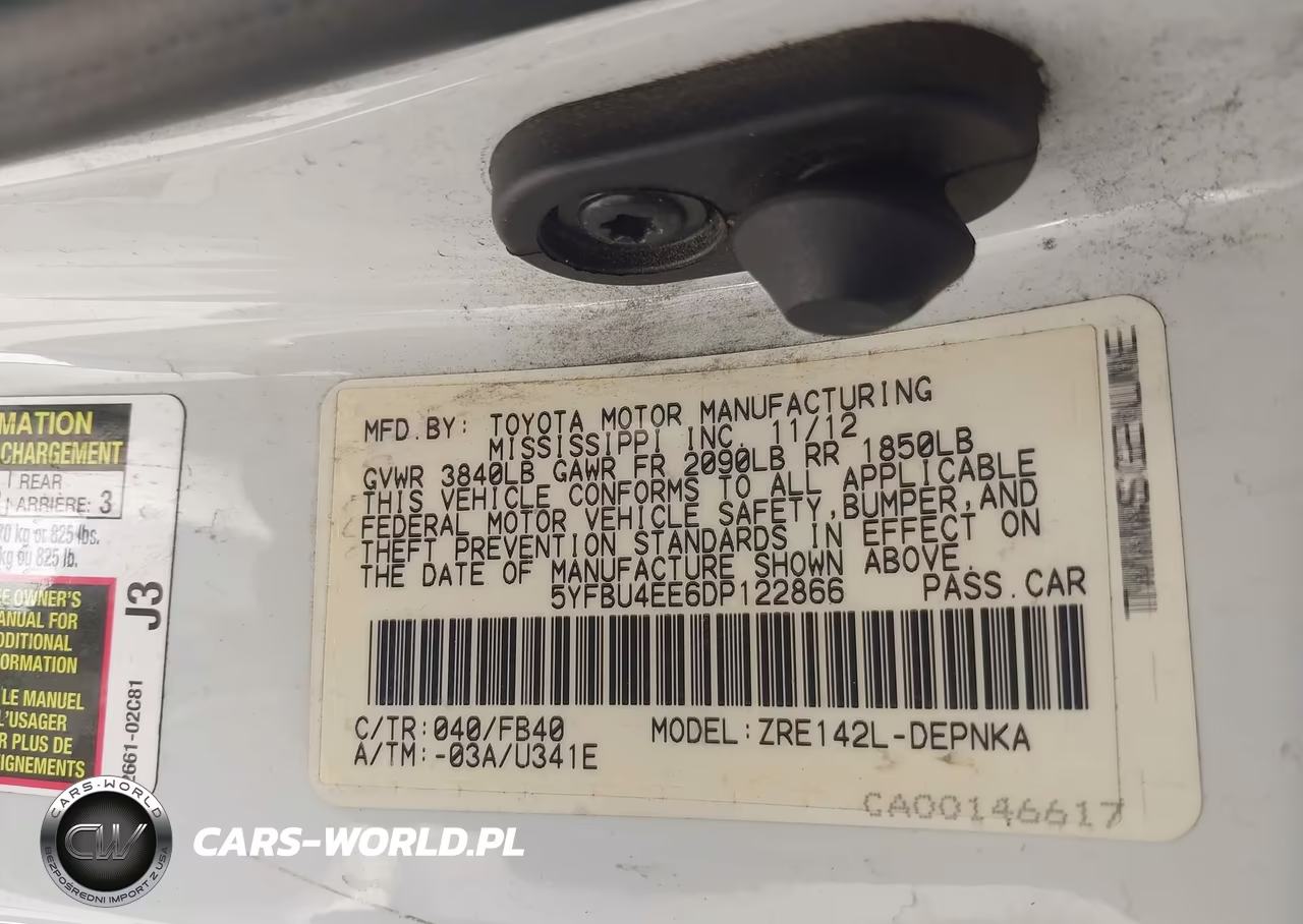2013 Toyota Corolla Le VIN:5YFBU4EE6DP122866 - 9