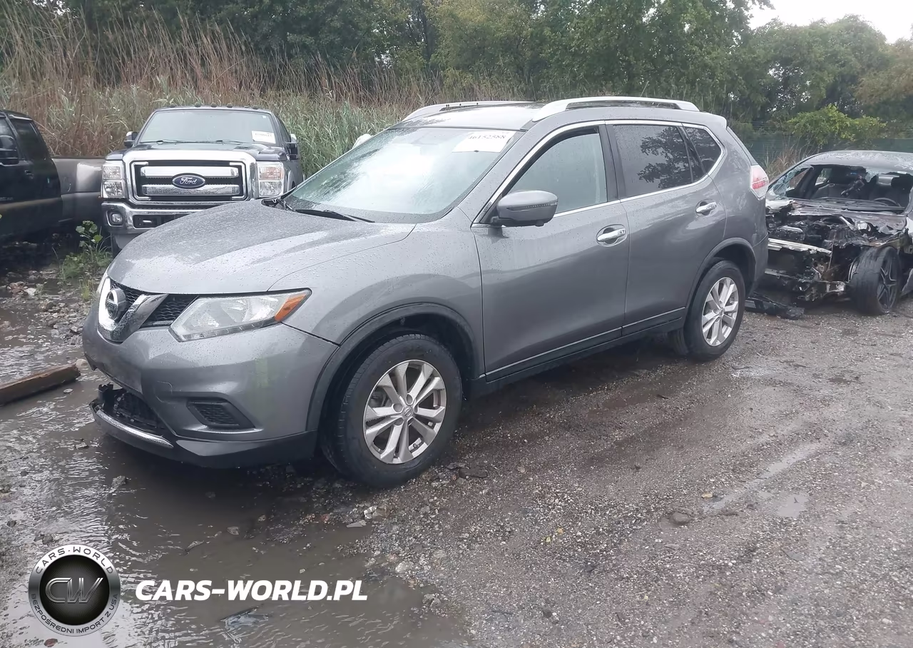 2016 Nissan Rogue Sv VIN:KNMAT2MV1GP662720 - 2