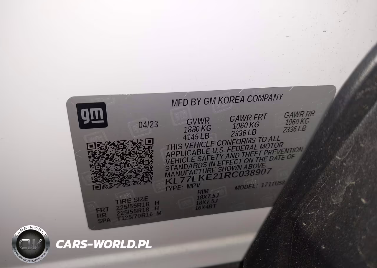 2024 Chevrolet Trax Fwd Activ VIN:KL77LKE21RC038907 - 9