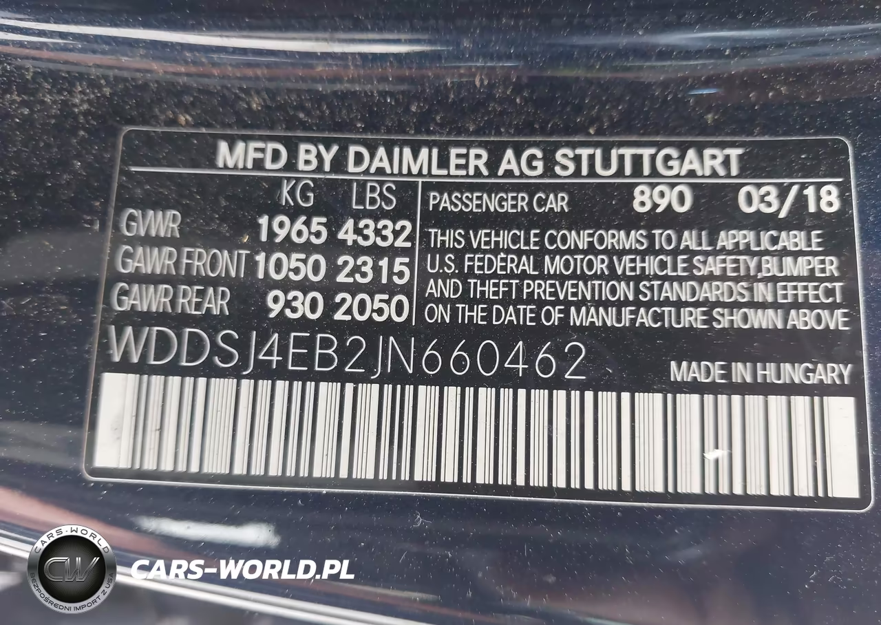 2018 Mercedes-Benz Cla 250 VIN:WDDSJ4EB2JN660462 - 9