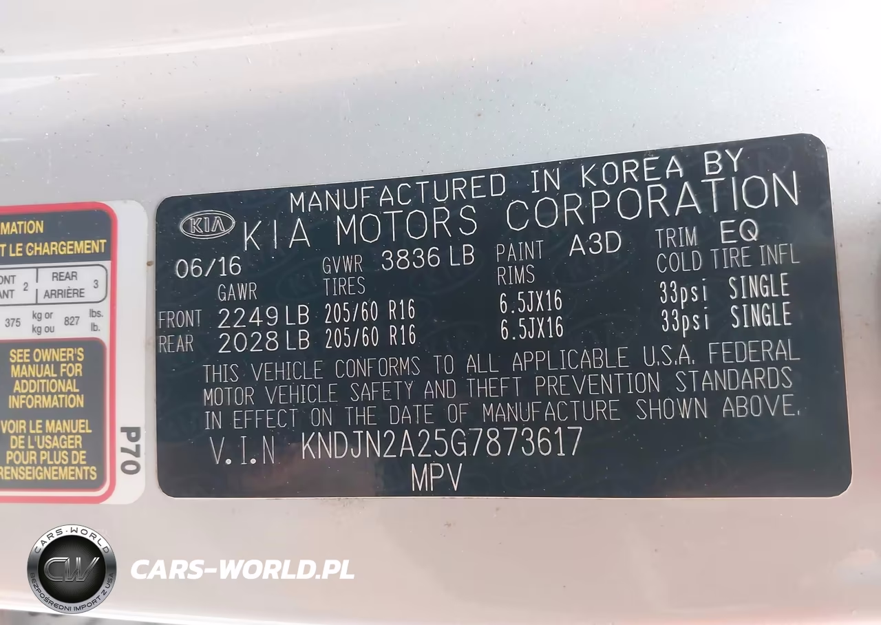 2016 Kia Soul VIN:KNDJN2A25G7873617 - 9
