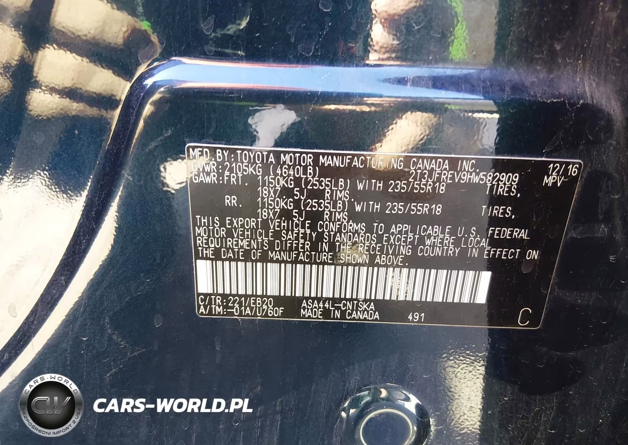 2017 Toyota Rav4 Se VIN:2T3JFREV9HW582909 - 9