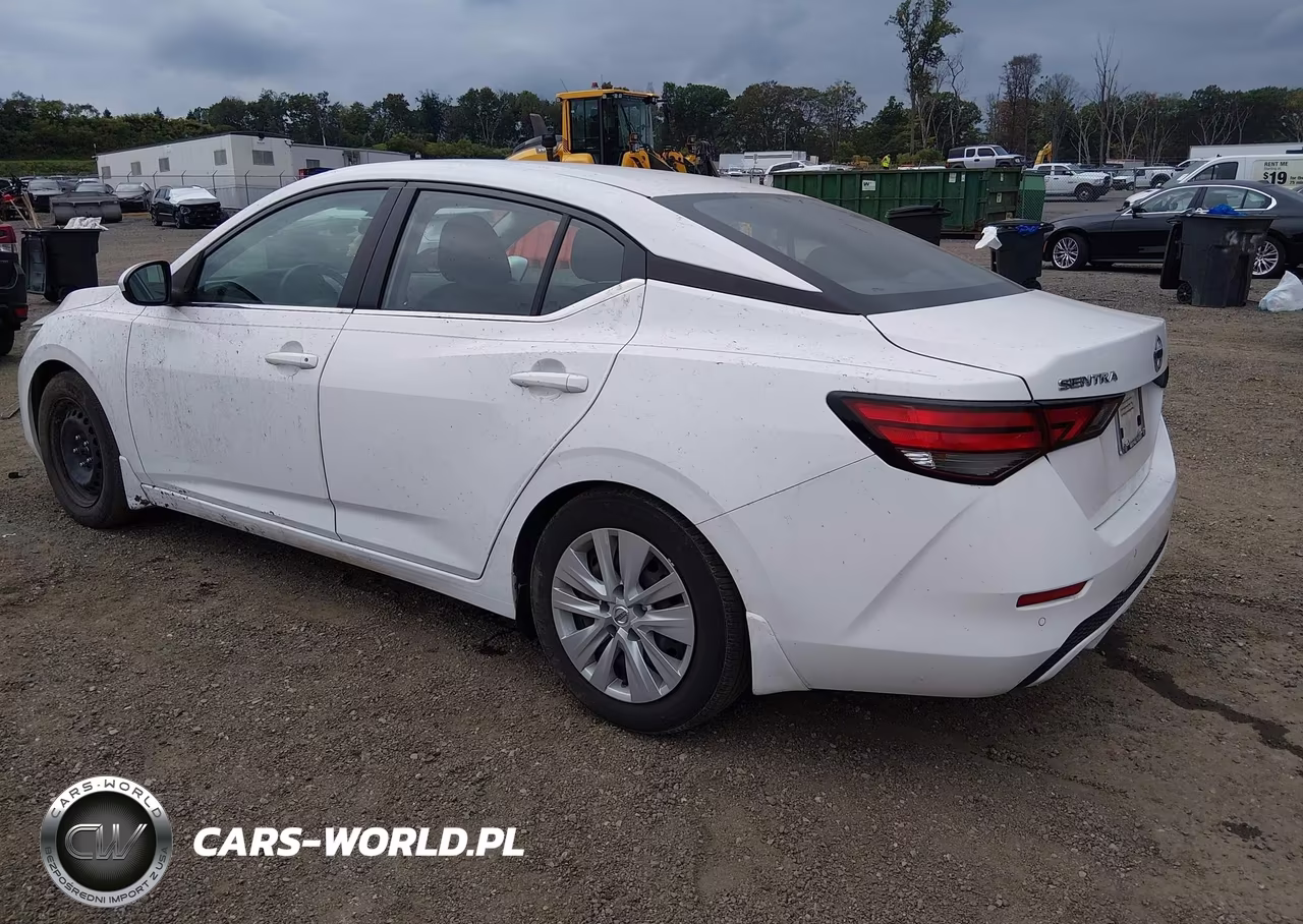 2020 Nissan Sentra S Xtronic Cvt VIN:3N1AB8BVXLY288225 - 3
