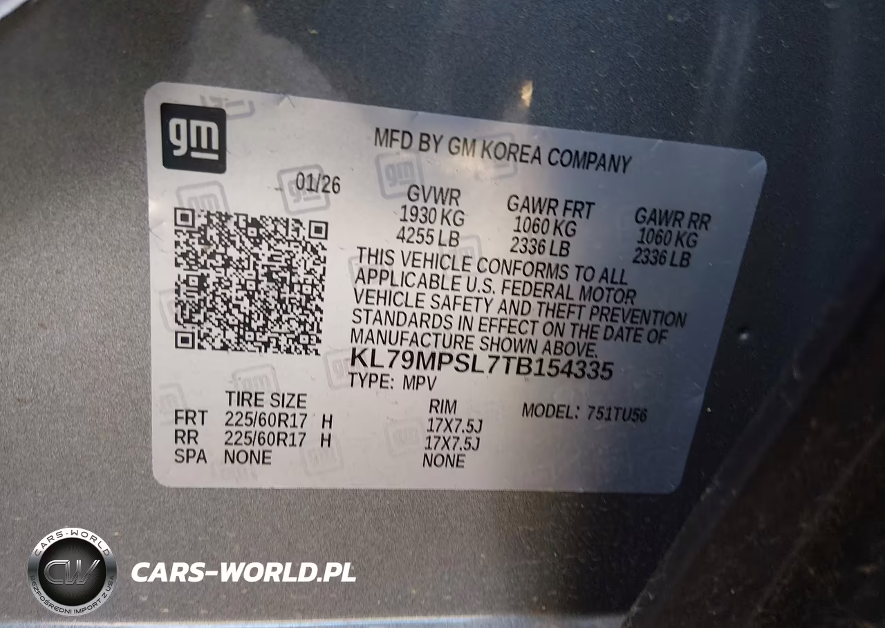 2026 Chevrolet Trailblazer Fwd Lt VIN:KL79MPSL7TB154335 - 9