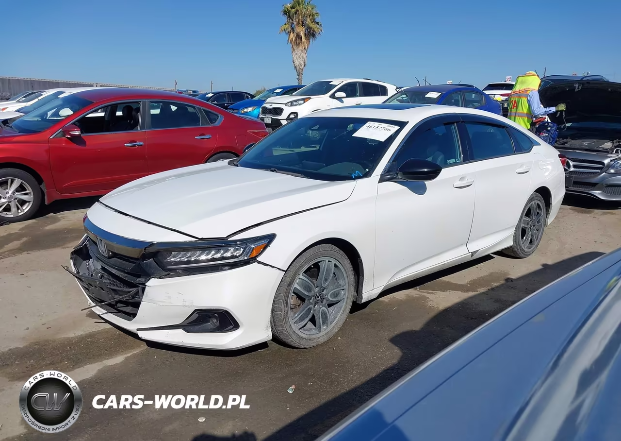2021 Honda Accord Sport VIN:1HGCV2F31MA010016 - 2