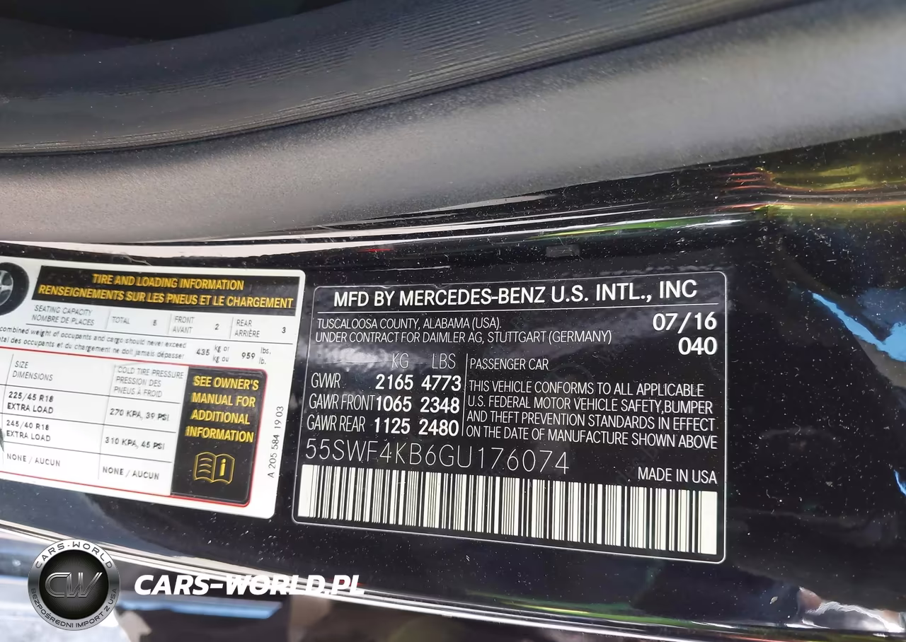2016 Mercedes-Benz C 300 Luxury 4Matic VIN:55SWF4KB6GU176074 - 9