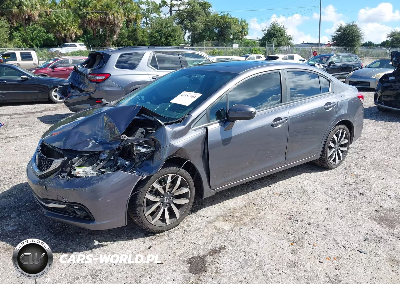 2015 Honda Civic Ex-L VIN:2HGFB2F98FH502704 - 2