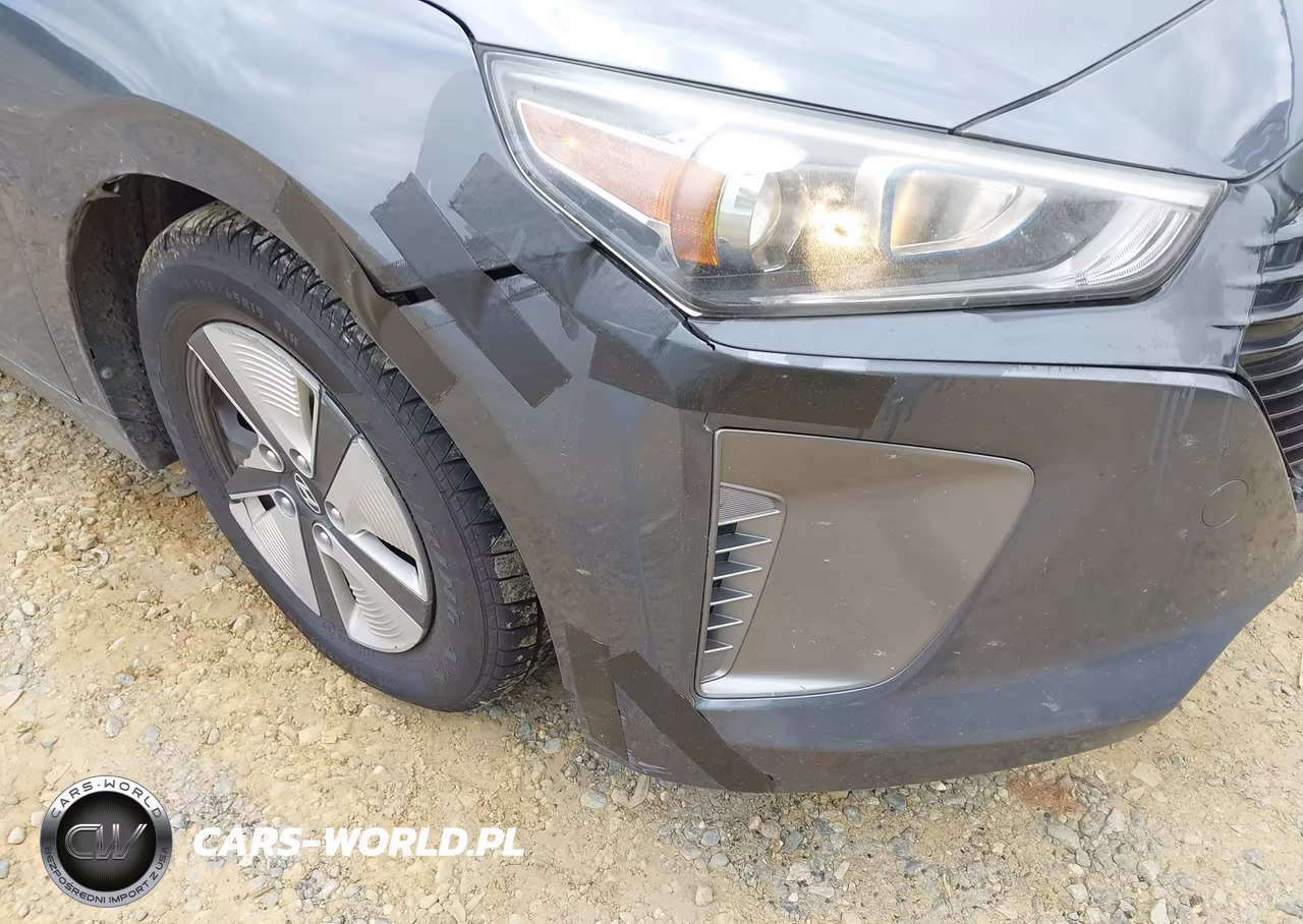 2018 Hyundai Ioniq Hybrid Blue VIN:KMHC65LC6JU102424 - 17