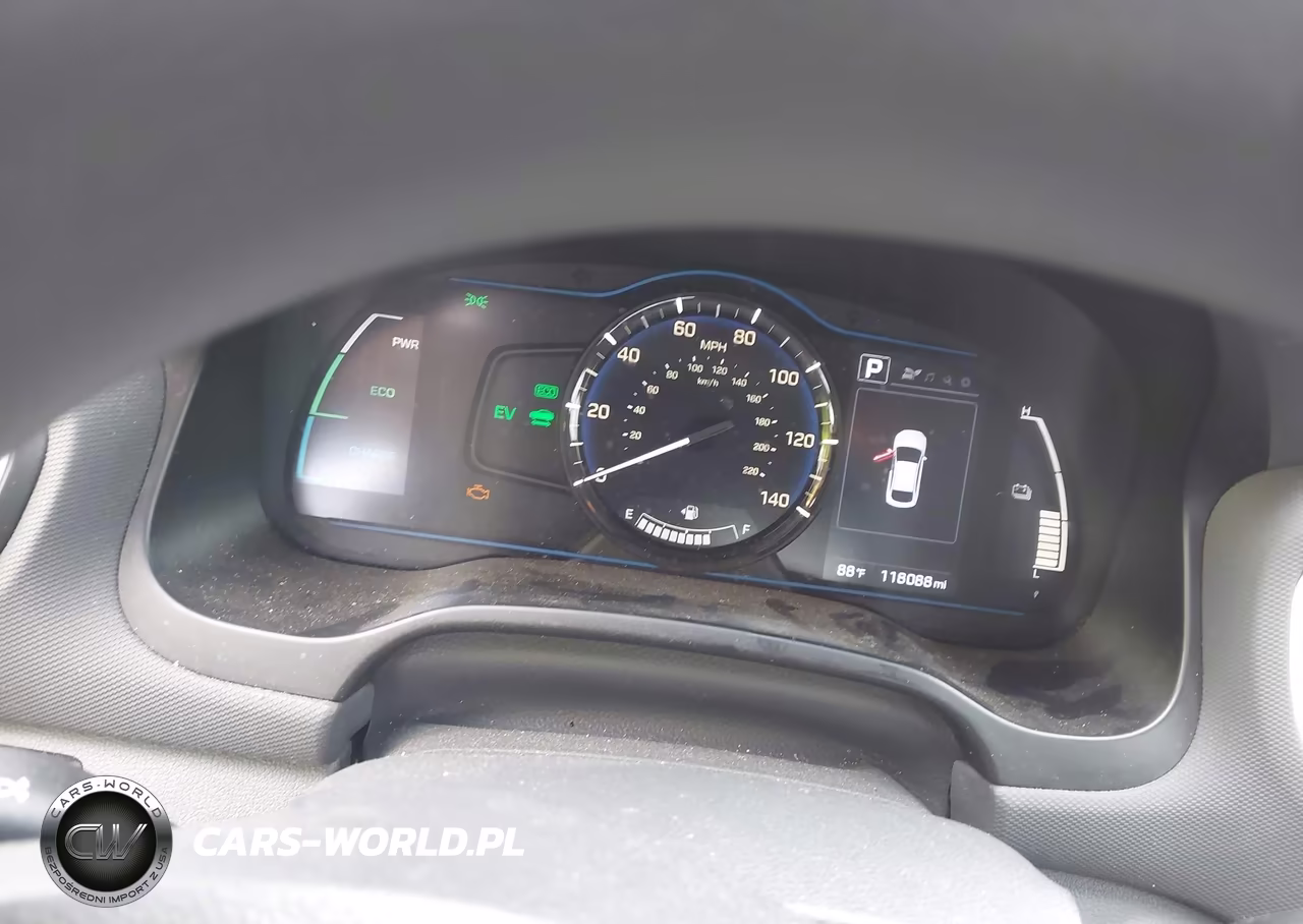 2018 Hyundai Ioniq Hybrid Blue VIN:KMHC65LC6JU102424 - 7
