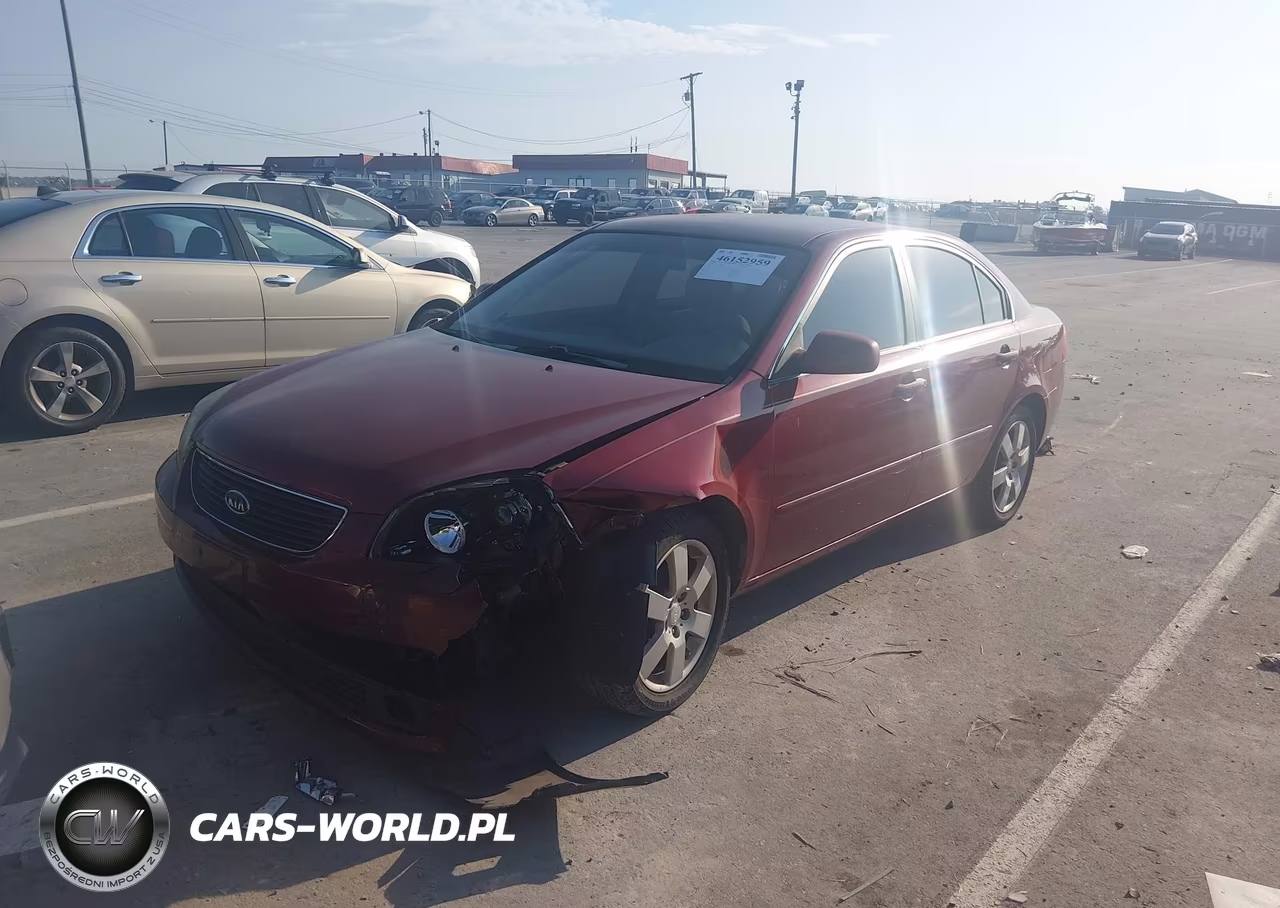 2008 Kia Optima Lx VIN:KNAGE123385259204 - 2