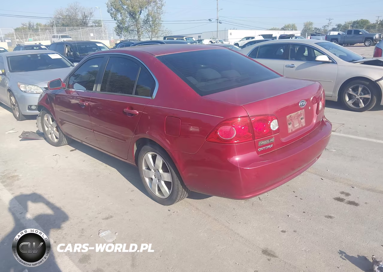 2008 Kia Optima Lx VIN:KNAGE123385259204 - 3