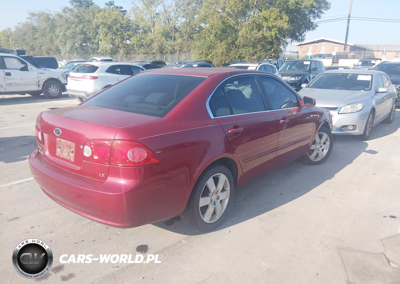 2008 Kia Optima Lx VIN:KNAGE123385259204 - 4