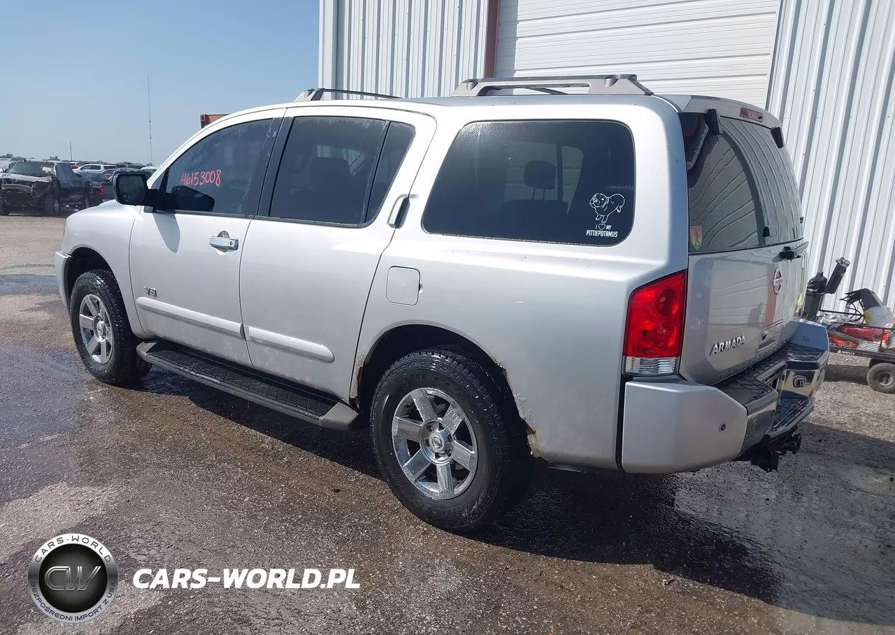 2007 Nissan Armada Le VIN:5N1BA08C97N701326 - 3