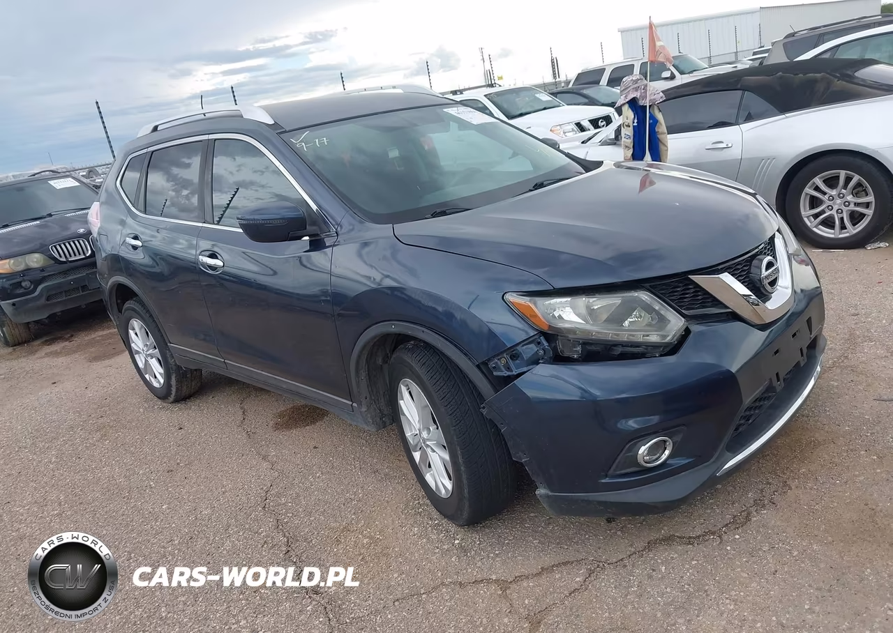 2016 Nissan Rogue Sv VIN:KNMAT2MT0GP679121 - 1