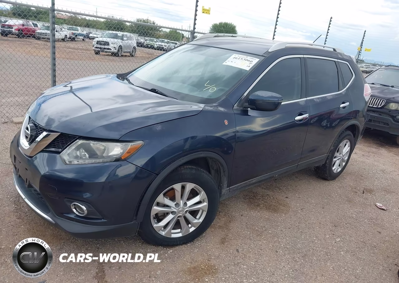 2016 Nissan Rogue Sv VIN:KNMAT2MT0GP679121 - 2