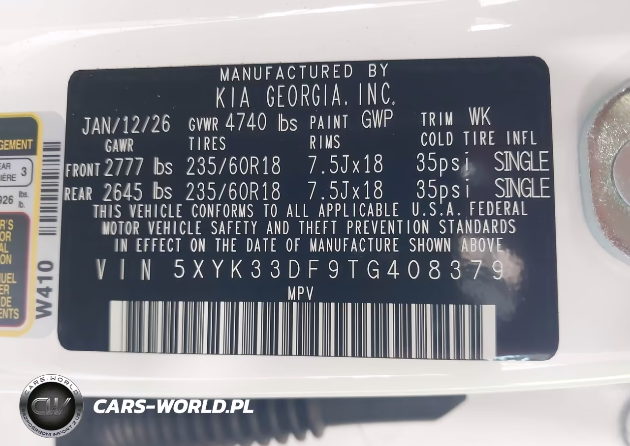 2026 Kia Sportage Ex VIN:5XYK33DF9TG408379 - 9