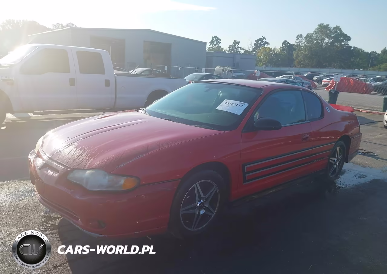 2004 Chevrolet Monte Carlo Supercharged Ss VIN:2G1WZ121349381794 - 2