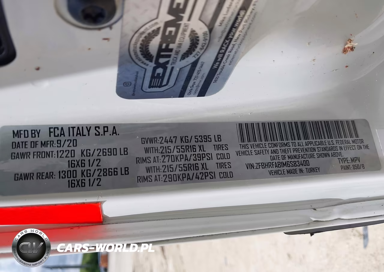 2021 Ram Promaster City Tradesman VIN:ZFBHRFAB1M6S83400 - 9