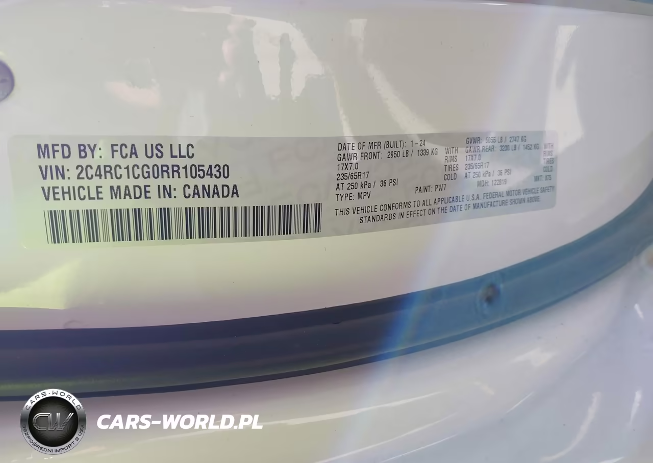 2024 Chrysler Voyager Lx VIN:2C4RC1CG0RR105430 - 9