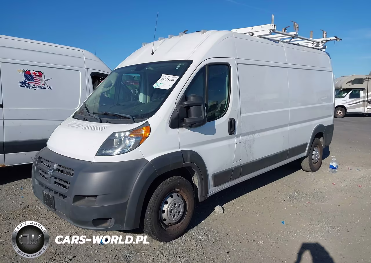 2018 Ram Promaster 2500 High Roof 159 Wb VIN:3C6TRVDG3JE136971 - 2