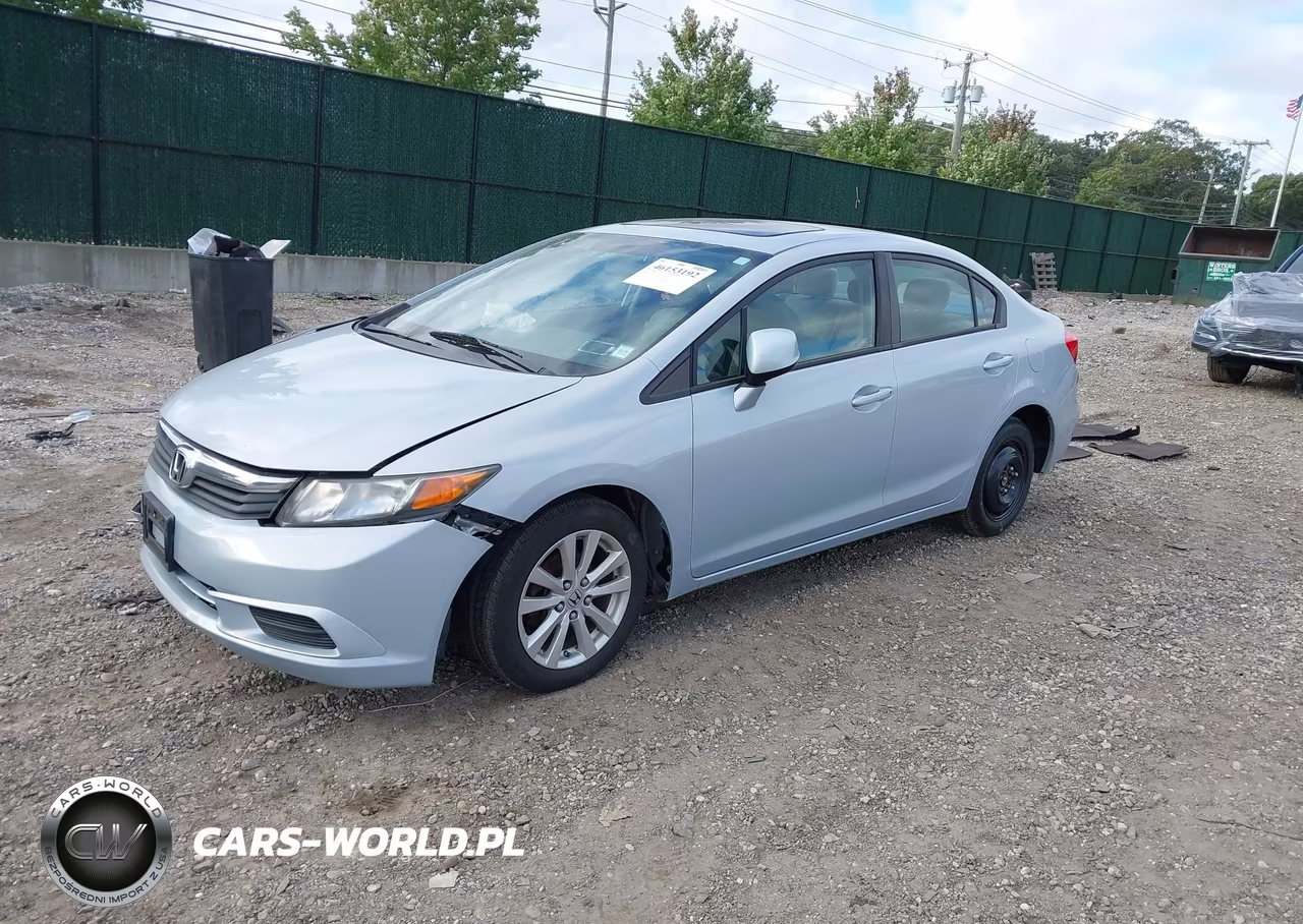 2012 Honda Civic Ex VIN:2HGFB2F84CH517137 - 2