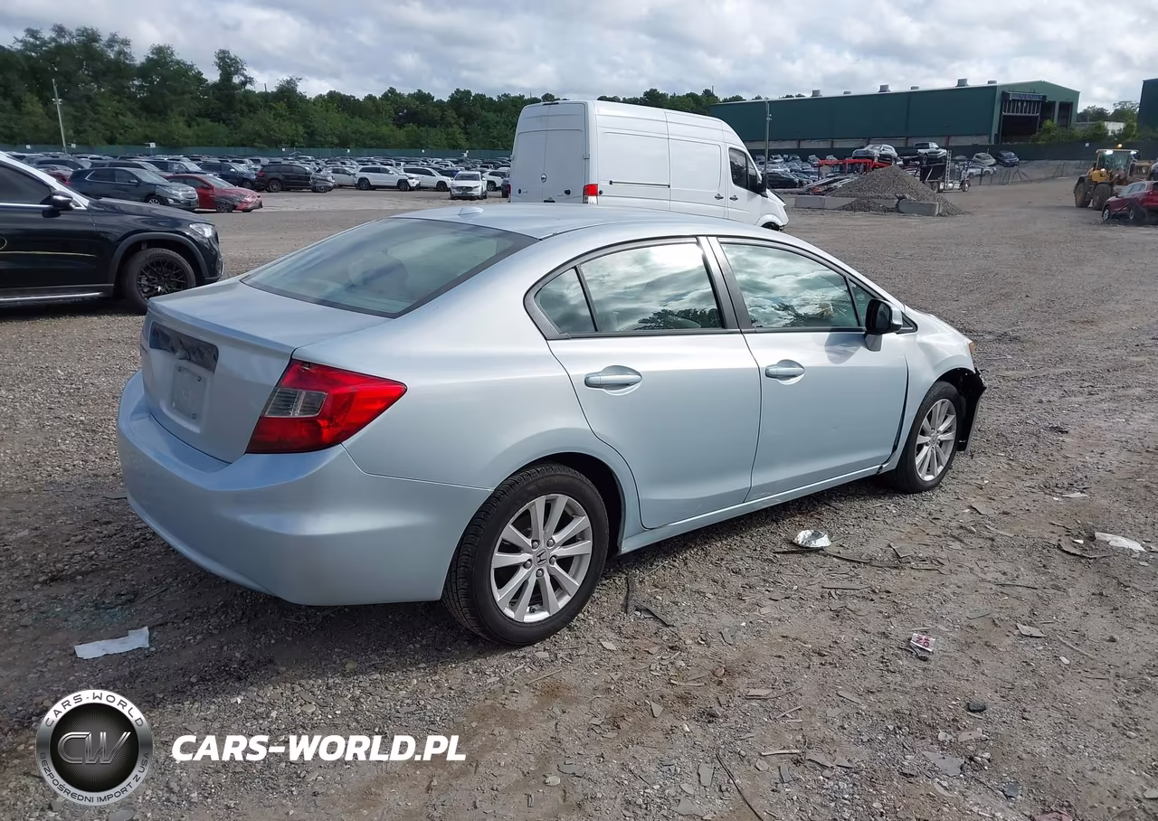 2012 Honda Civic Ex VIN:2HGFB2F84CH517137 - 4