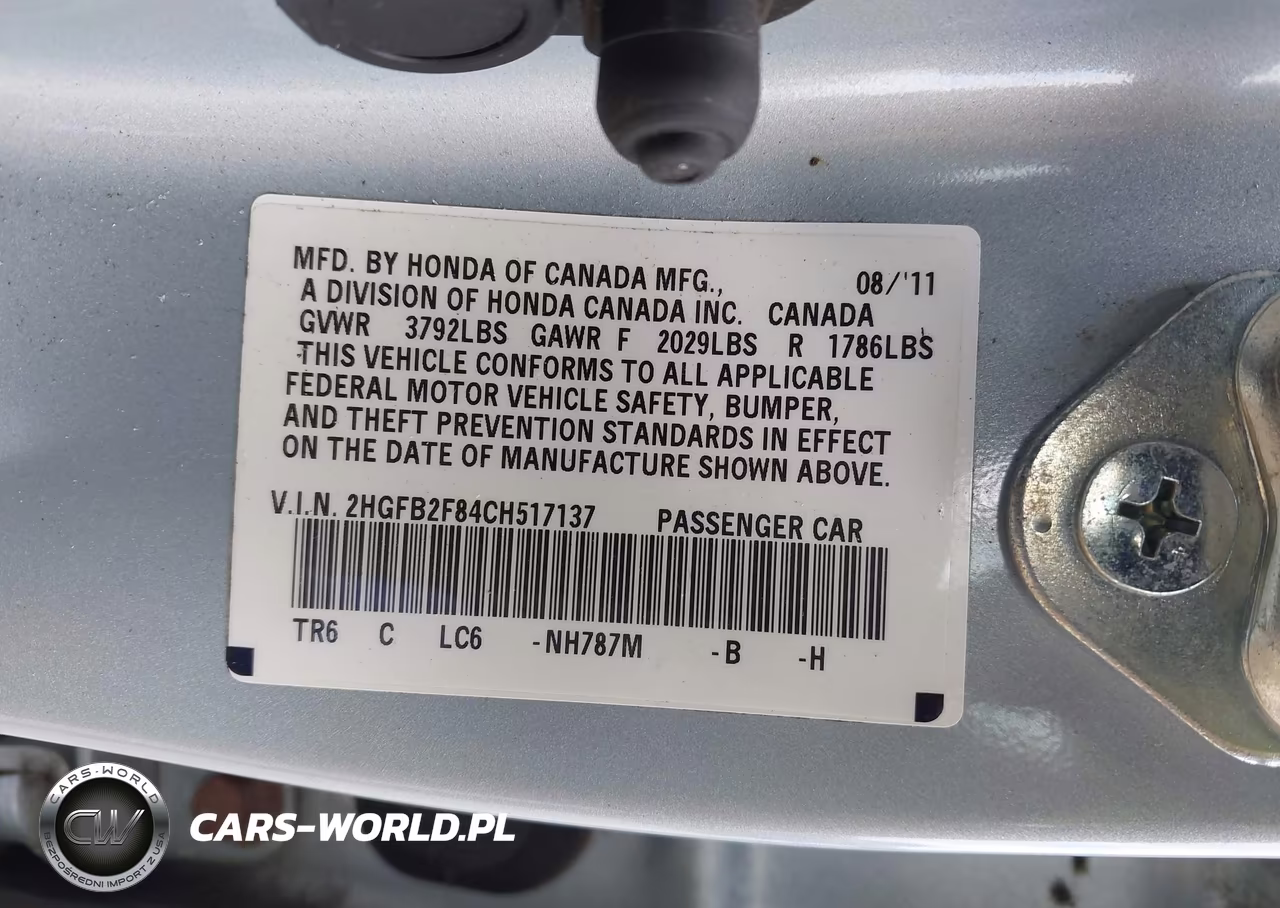 2012 Honda Civic Ex VIN:2HGFB2F84CH517137 - 9
