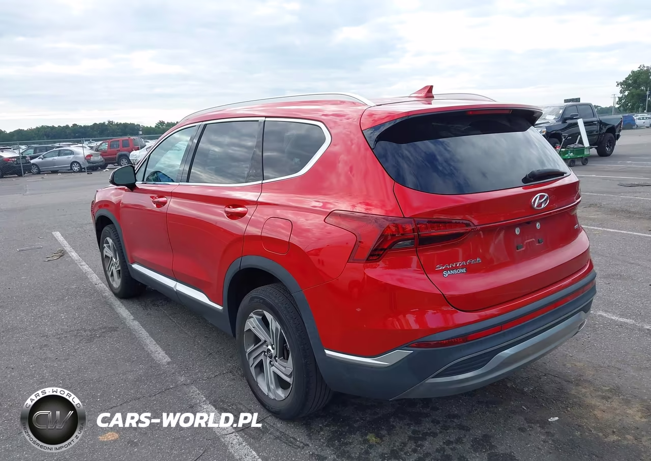 2021 Hyundai Santa Fe Sel VIN:5NMS2DAJXMH352347 - 3