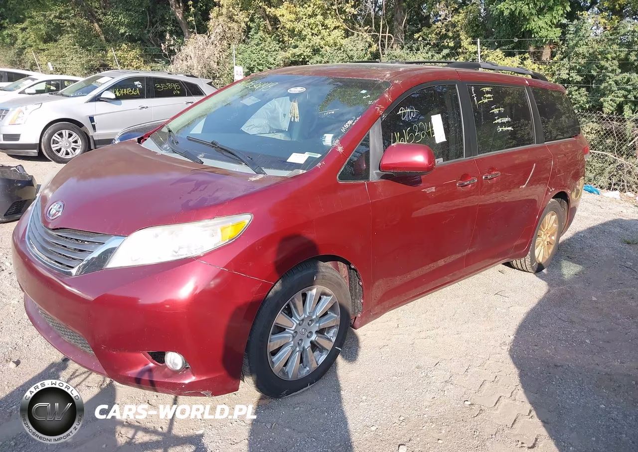 2013 Toyota Sienna Xle 7 Passenger VIN:5TDDK3DC6DS056724 - 2