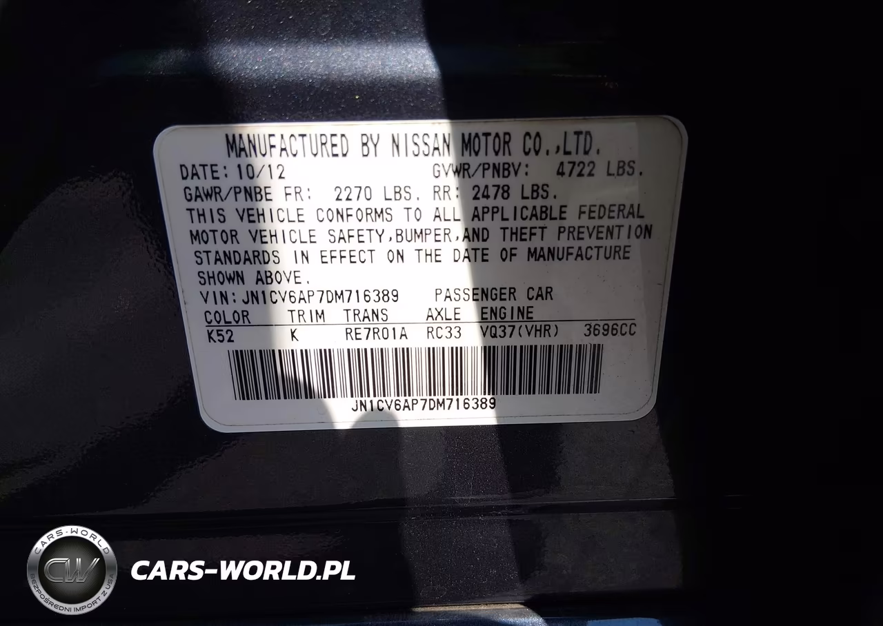 2013 Infiniti G37 Journey VIN:JN1CV6AP7DM716389 - 9