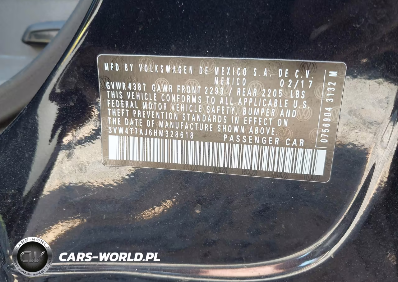 2017 Volkswagen Jetta Gli VIN:3VW4T7AJ6HM328618 - 9