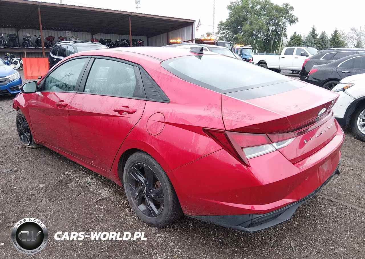 2021 Hyundai Elantra Sel VIN:5NPLM4AG2MH045776 - 3