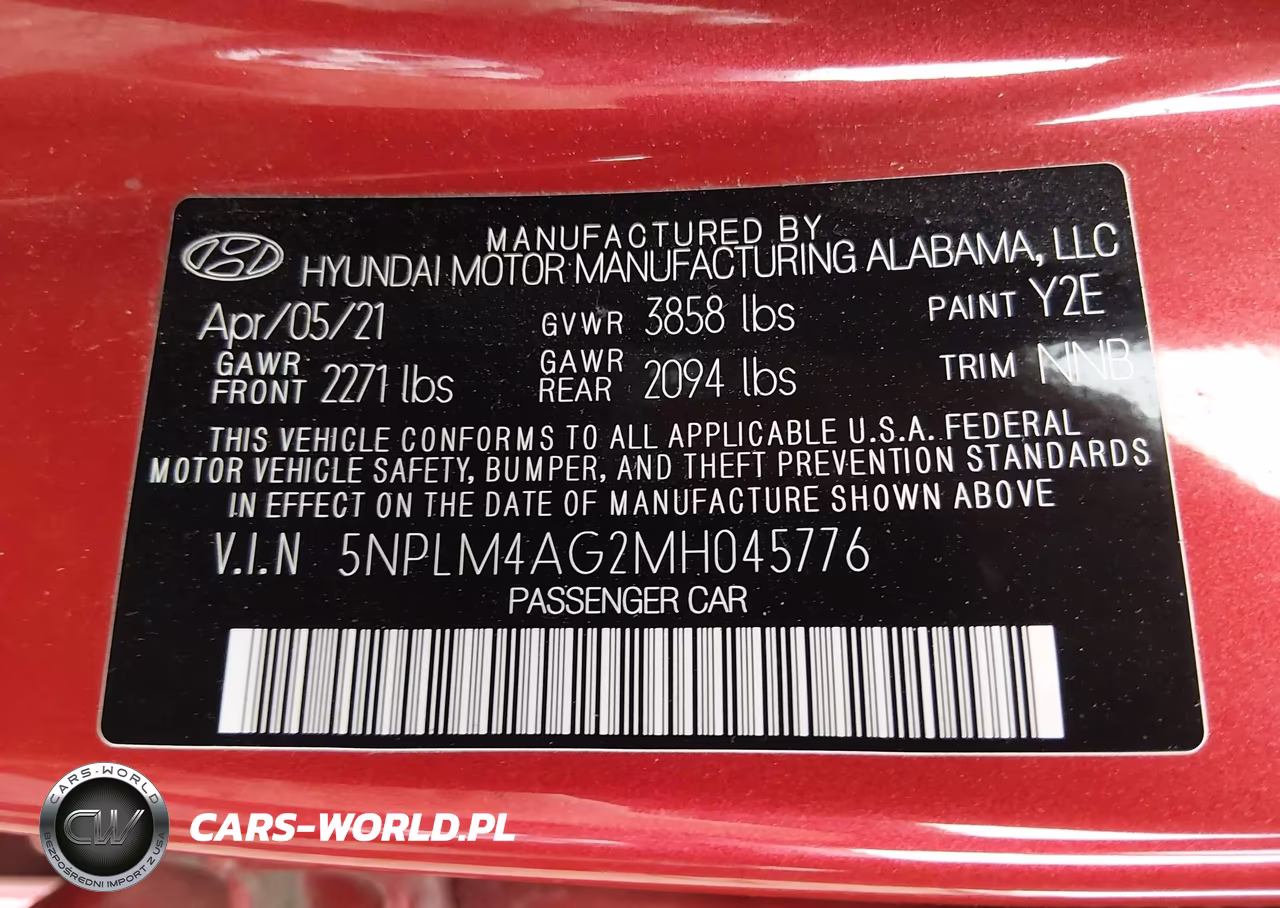 2021 Hyundai Elantra Sel VIN:5NPLM4AG2MH045776 - 9