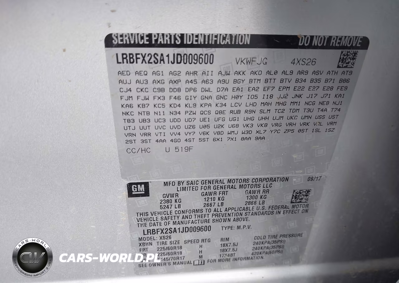 2018 Buick Envision Essence VIN:LRBFX2SA1JD009600 - 9