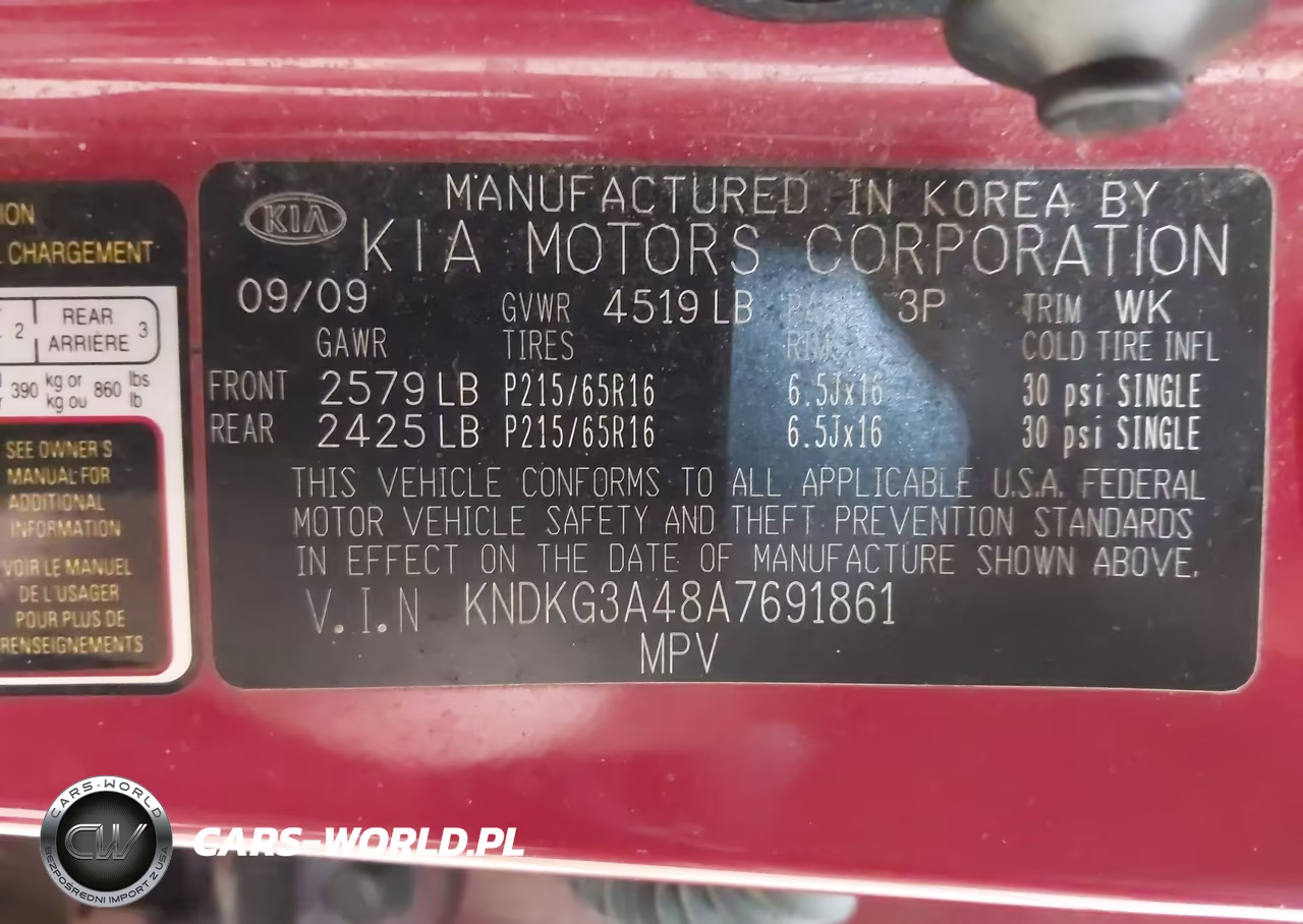 2010 Kia Sportage Lx VIN:KNDKG3A48A7691861 - 9