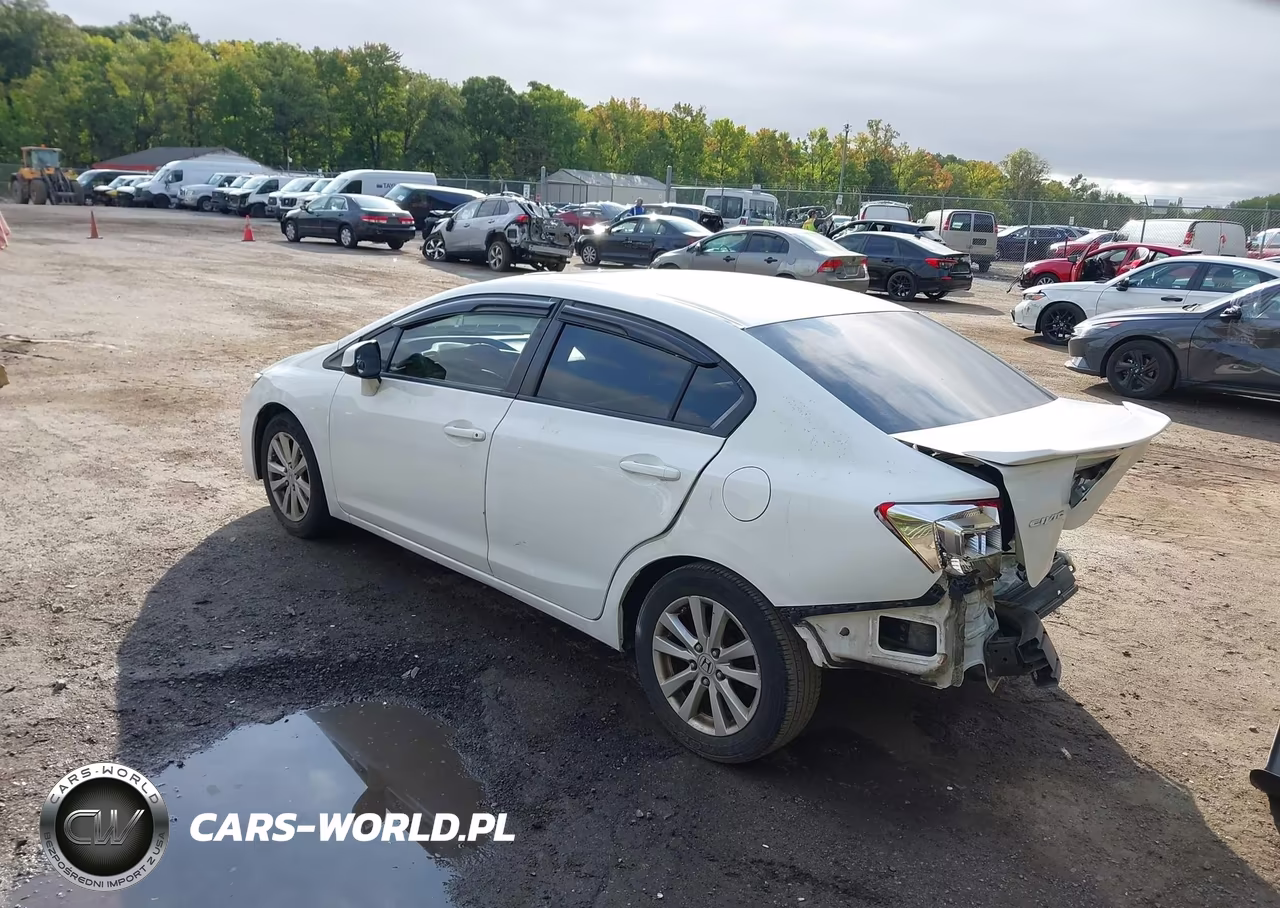 2012 Honda Civic Ex VIN:2HGFB2F82CH607676 - 3