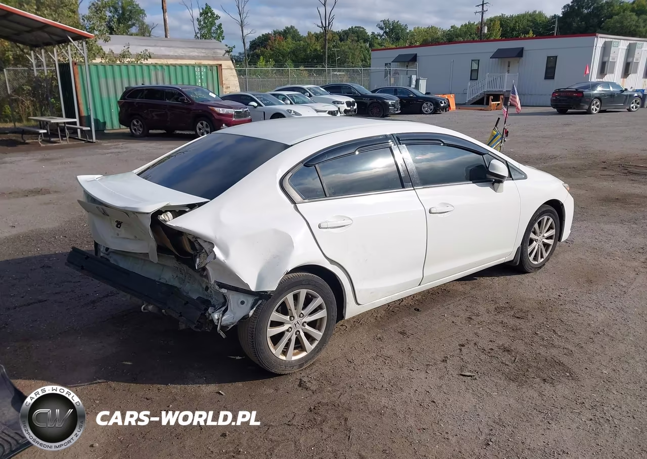 2012 Honda Civic Ex VIN:2HGFB2F82CH607676 - 4