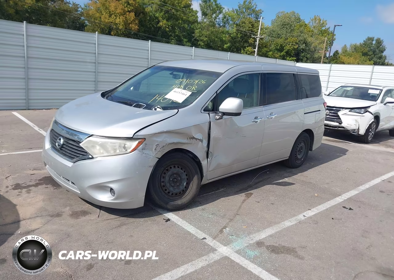 2011 Nissan Quest S-Sv-Sl-Le VIN:JN8AE2KP6B9007274 - 2