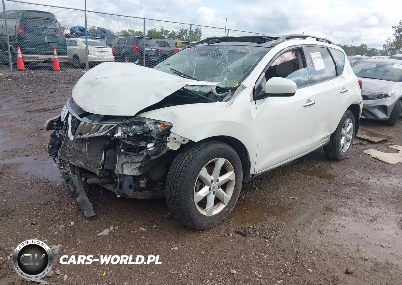 2010 Nissan Murano Sl VIN:JN8AZ1MW0AW130765 - 2