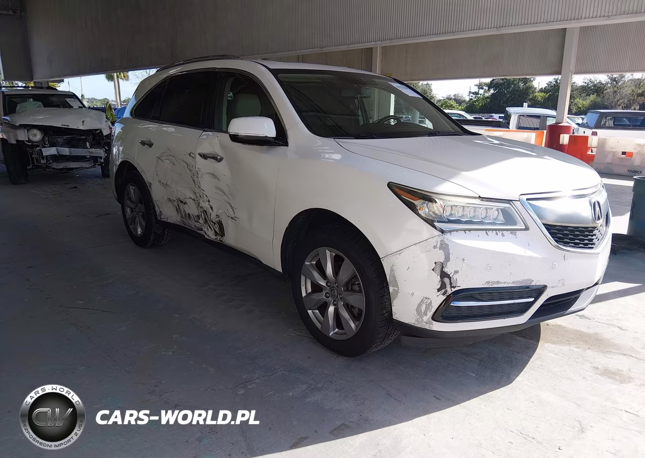 2014 Acura Mdx Advance Pkg W-Entertainment Pkg VIN:5FRYD3H85EB016124 - 1